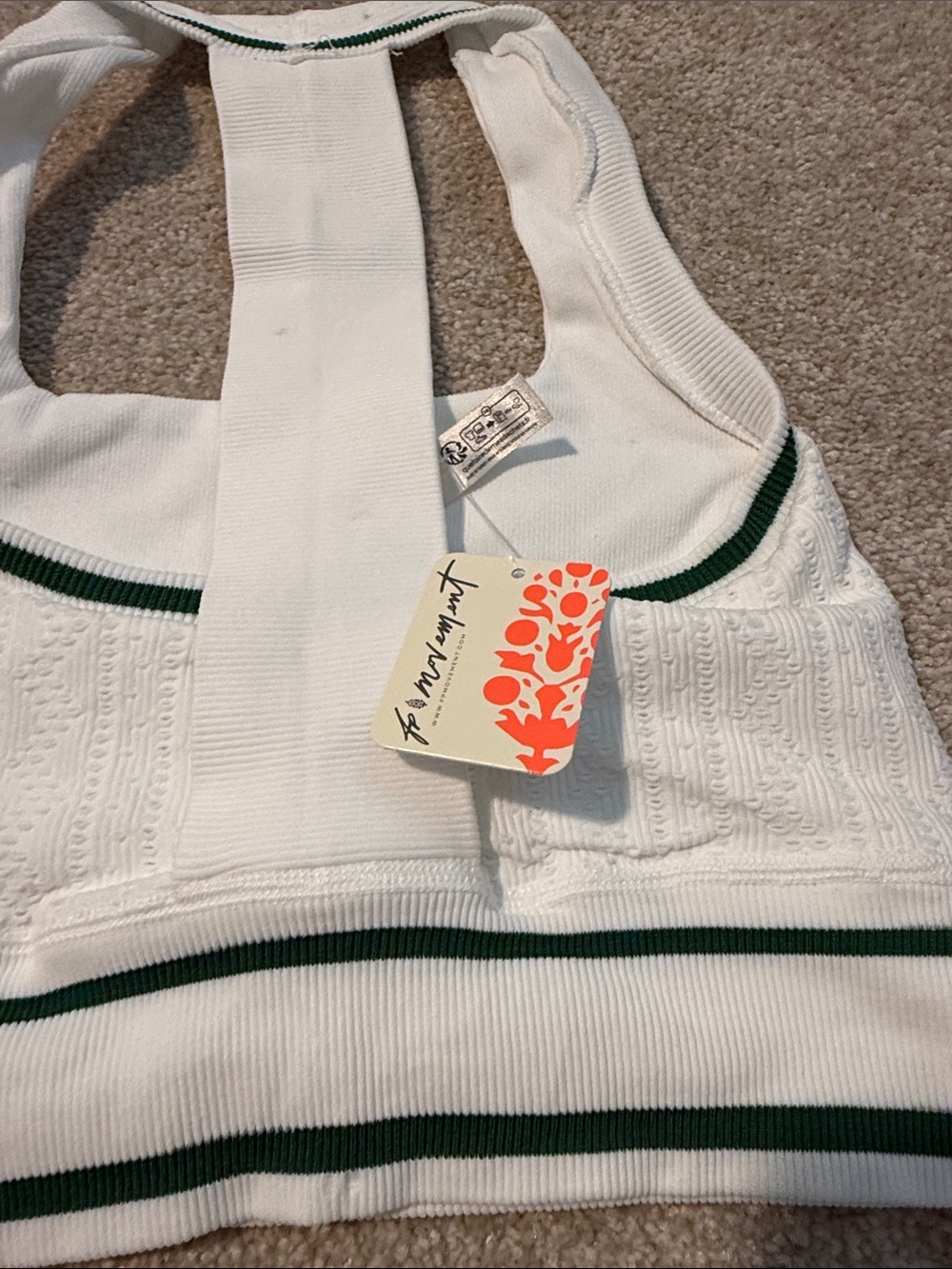 Free People White and Green Athletic Skirt Set - Picture 6 of 6